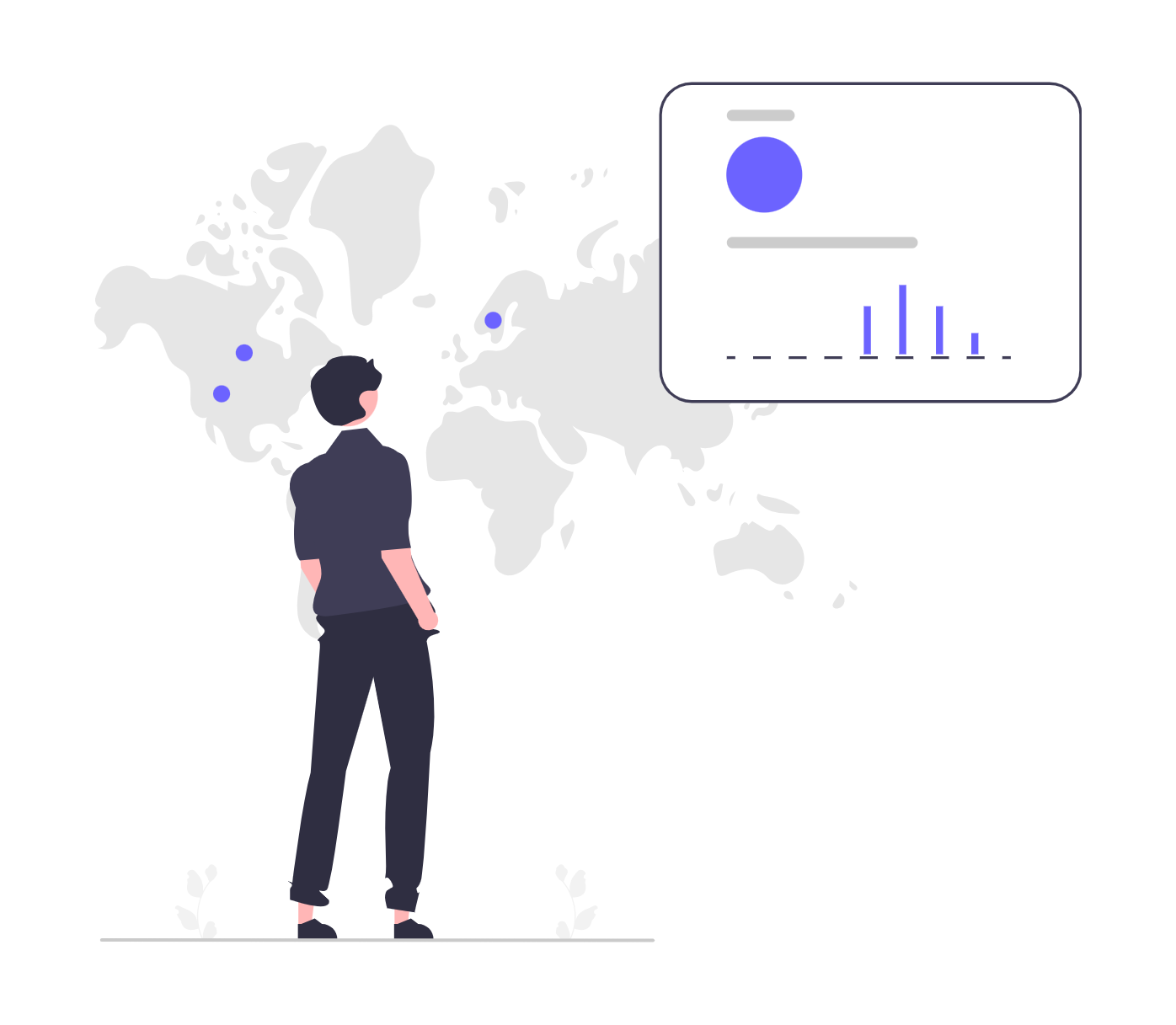 Illustration of real-time analytics