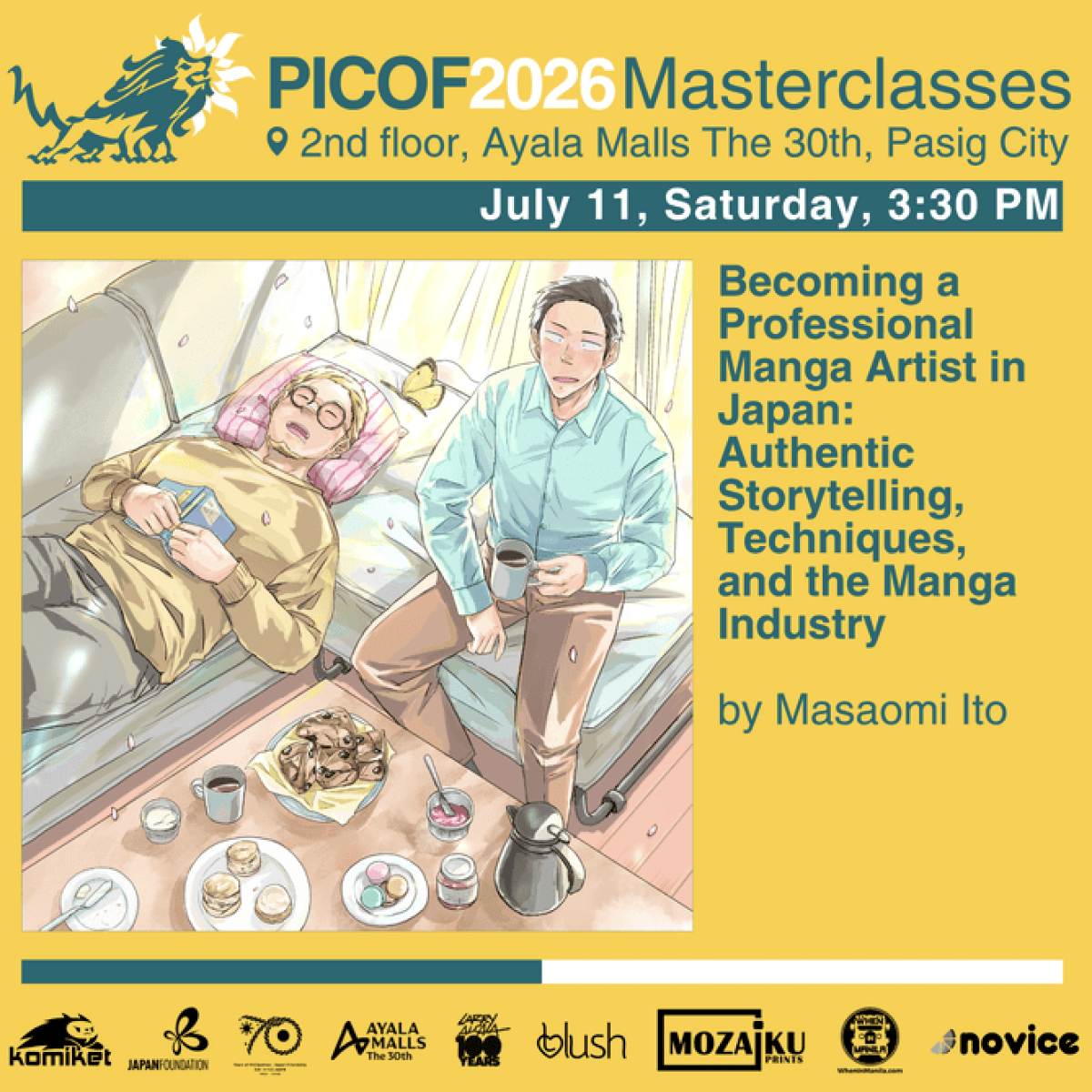 PICOF 2026 Masterclass - Becoming a Professional Manga Artist in Japan ...