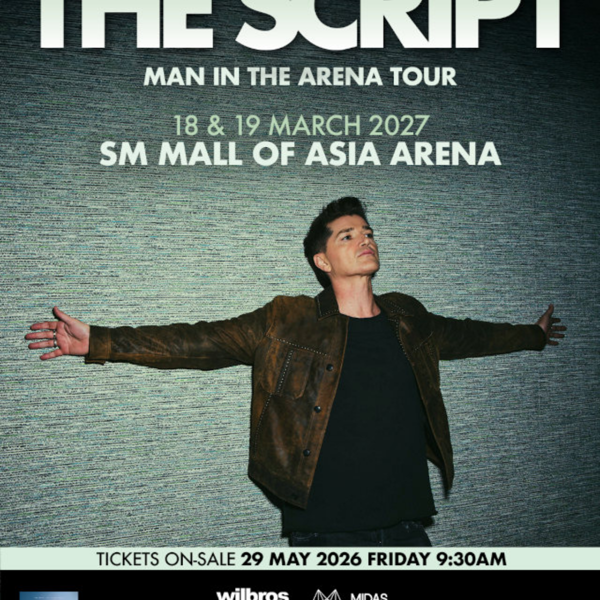 THE SCRIPT MAN IN THE ARENA TOUR MARCH 18 | SM Mall Of Asia Arena ...